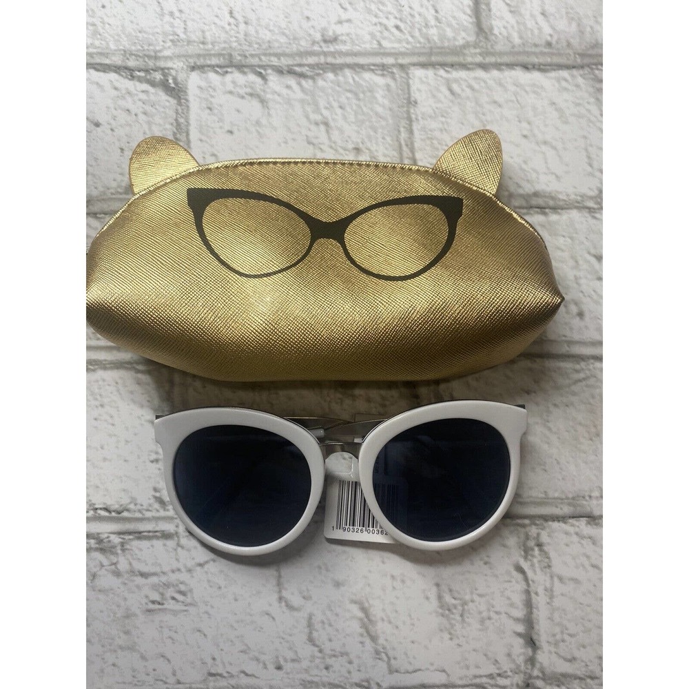 PERVERSE "Redondo" 03-pale White Round Womens Sunglasses Designer New With Case